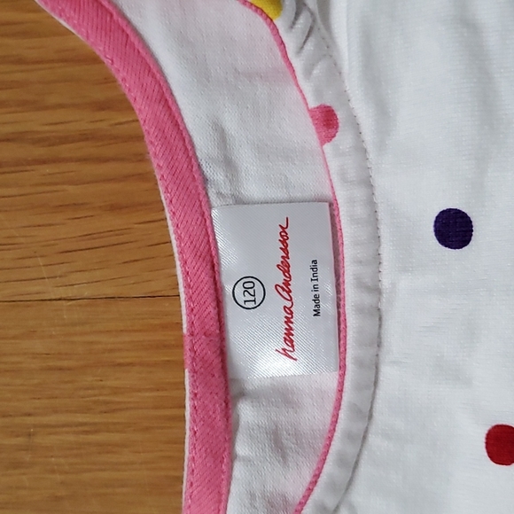 Hanna Anderson top size 7/120 cm - Picture 2 of 4